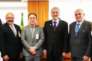 Dirigentes da ABIH são recepcionados em Brasília por integrantes do Governo