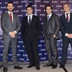 Eduardo Mariani, Ignacio Palacios, Bruno Cordaro, e Jonas Dahmer, da MSC Cruzeiros Eduardo Mariani, Ignacio Palacios, Bruno Cordaro, e Jonas Dahmer, da MSC Cruzeiros