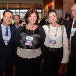 Glauco Laperuta, Fernanda Ziliotti, Lisete Baccaro, do Travel Inn, e Jose Ozanir, do Bourbon Hotéis