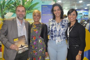 Gustavo Mesa, Lluisa Salord, Alessandra Savoia e Malena Omoldi, do Bahia Principe