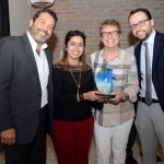 Jorge Souza, Juliana Ribeiro, Ana Maria e Roberto Sanches, da Orinter, premiados na categoria "Operadoras"