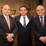 João Márcio Jordão, José Cassiano Ferreira, e Aparecido Iberê de Oliveira, da Infraero