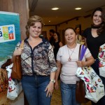 Luciana Mascarenhas, da Geraes Viagens, Márcia Bernardes, da Styller Viagens, e Mariana Piriz, da Enos Turismo
