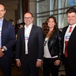 Marcus Simoes, da Accor Hotels, Tomás Ramos,  Tatiana Costa e Willian Pereira, da BHG
