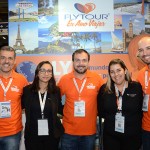 Mauricio de Oliveira, Karina Ramos, Carolina Brandão, Albert Akan e Daniel Costa, da Flytour
