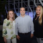 Monica Santi, Ricardo Viola e Fernanda Leitão, da Travelport