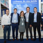 Roberto Oliveira, Federico Siri, Silvana Garcia, Roberto Roman, e Diego Baron, da Travel Ace