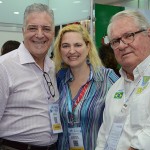 Silvio Luiz, da Resort & CIA, Eliana Rigo, da Seasons Travel, e Roy Taylor, do M&E