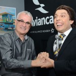 Tarcisio Gargioni, da Avianca, e Silvio Santos, do Pânico