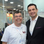 Vanderlei Folgueral, da LTS, e Carlos Antunes, da Alitalia