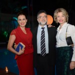 Adriana Cavalcanti, com Francisco Rosário, da Dial, e Caroline Putnoki, da Cap Amazon