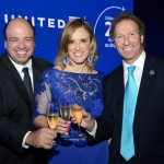 Alex Savic, Lucimar Reis e Dave Hilfman, da United Airlines Alex Savic, Lucimar Reis e Dave Hilfman, da United Airlines