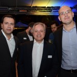 Alexandre Motta e Carlos Prado, da Tour House, e Jamyl Jarrus, da Movida Alexandre Motta e Carlos Prado, da Tour House, e Jamyl Jarrus, da Movida