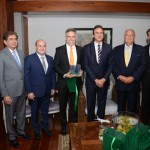 Autoridades na residência do cônsul-Geral da França em São Paulo, Brieuc Pont