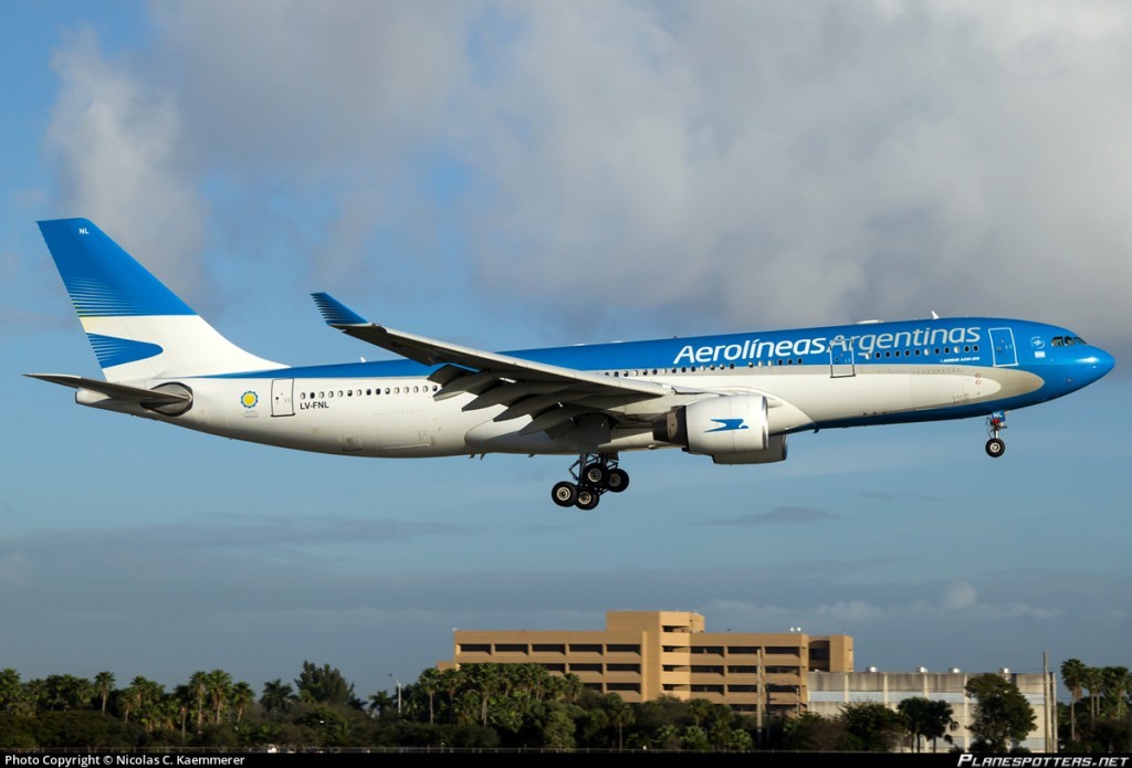 Avião da aerolineas