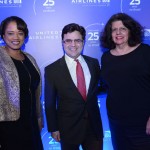 Camille Richardson, Ricardo Zuniga, cônsul-geral, e Jussara Haddad, do Consulado Americano