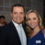 Carlos Barbosa, do Turismo de Aruba, e Daniela Bertollini, da Expedia Carlos Barbosa, do Turismo de Aruba, e Daniela Bertollini, da Expedia