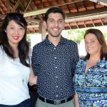 Claudia Amano e Sandra da Silva, da Interep, com Thales Demarchi, do Consulado Americano Claudia Amano e Sandra da Silva, da Interep, com Thales Demarchi, do Consulado Americano