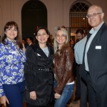 Cristina Gerardi e Erica Santos, da Qantas, Luciana Alcini, da Alitalia, e Altamiro Medici, da South African Airways Cristina Gerardi e Erica Santos, da Qantas, Luciana Alcini, da Alitalia, e Altamiro Medici, da South African Airways