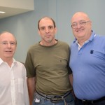Drausio Tabuso, da Tabuso Turismo, Pedro Miracca, da P.A.M Turismo, e Armindo Rocha, da Check in Travel