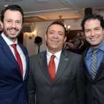 Eduardo Mariani, da MSC Cruzeiros, Roberto Silva, da Sanchat, e Bruno Cordaro, da MSC Eduardo Mariani, da MSC Cruzeiros, Roberto Silva, da Sanchat, e Bruno Cordaro, da MSC