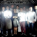 Equipe da TAP com os chefs do projeto Taste the Stars
