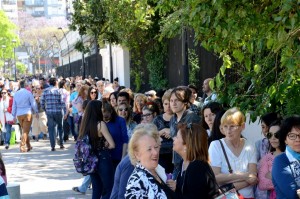 Fila para entrar na La Rural, onde acontece a FIT 2017