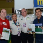 Gustavo Arrais, da Setur-MG, Rosa Masgrau e Roy Taylor, do M&E, e Ruy Gaspar, secretário de Turismo do Rio Grande do Norte