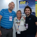 Gustavo Esusy, da Copa Airlines, Rosa Masgrau, do M&E, e Jean-Bruno, da Cap Amazon