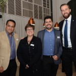 Josué Silva, da Condor, Nádia Kardouss, da Aviareps, Raphael de Lucca, da Ethiopian, e Gustavo Varallo, da Hahn Air Josué Silva, da Condor, Nádia Kardouss, da Aviareps, Raphael de Lucca, da Ethiopian, e Gustavo Varallo, da Hahn Air