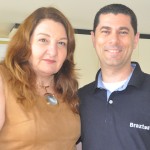 Magda Nassar e André Lima, da Braztoa