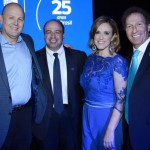 Marcelo Sanovicz, da Rextur Advance, Alex Savic, Lucimar Reis e Dave Hilfman, da United Airlines Marcelo Sanovicz, da Rextur Advance, Alex Savic, Lucimar Reis e Dave Hilfman, da United Airlines