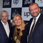 Paula Ribeiro, diretora sa UP!, entre Mario Carvalho, e Abílio Martins, da TAP