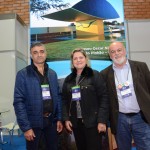 Alvaro Pavanelli e Vânia Lúcia Climinacio, do Turismo do Paraná, com Aldo Cesar Carvalho, do Sebrae-PR