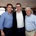 Bernardo Ignarra, do M&E, entre Juarez Neto e Juarez Filho, da Ancoradouro