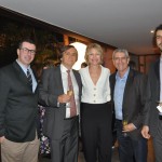 Bernardo Ignarra, do M&E, Jean-Philippe Pérol, Caroline Putnoki, Celso Garcia, da CI, e René Pérol, da Cap Amazon Bernardo Ignarra, do M&E, Jean-Philippe Pérol, Caroline Putnoki, Celso Garcia, da CI, e René Pérol, da Cap Amazon