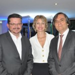 Brieuc Pont, cônsul da França em São Paulo, com Caroline Putnoki, nova diretora da Atout France para o Brasil, e Jean-Philippe Pérol Brieuc Pont, cônsul da França em São Paulo, com Caroline Putnoki, nova diretora da Atout France para o Brasil, e Jean-Philippe Pérol