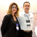 Claudia Lente e José Eduardo Azzolini, da Royal Air Maroc