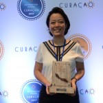 Claudia Shishido, da Avianca, recebeu a premiação em nome da aérea