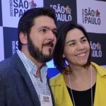 Denis Rezende e Andreia Alevato, do Sindicato dos Restaurantes e Bares de São Paulo