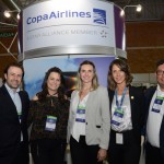 Emerson Sanglard, Jacqueline Miranda, mariana Trevizan, Rosana Caporal e Julio Sato, da Copa Airlines
