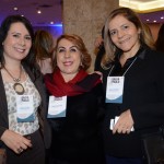 Fabiana Sbarrae, do Hotel Tauá, Jeane Darc, do Expo Center Norte, e Marcia Castilho, do Transamérica Expo Center