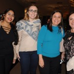 Glauciene Santana, da Novartis, Caroline Ferreira e Simone Lessa, do COB, e Lourdes Costa, do Windsor