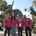 Glephson Fernandes, Thais Rocha, Pamela Correia e Alesson Porto, da Azul Viagens na área de Pandroa - World of Avatar