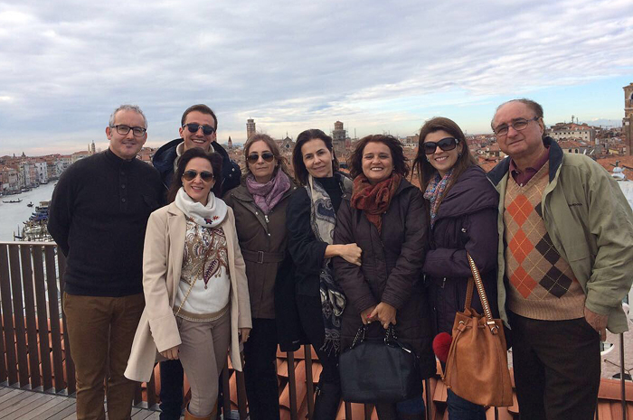 The Leading Hotels, Alitalia e Affinity levam agentes de BH para Itália Grupo de BH em viagem à Itália