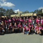 Grupo visitou o Animal Kingdom nesta segunda-feira