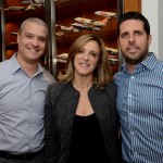 Guilherme Dal Secco e Lucimar Reis, da United Airlines, com Daniel Castanho, da Ancoradouro