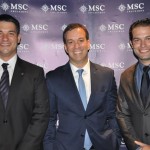 Ignácio Palácio, Adrian Ursilli e Bruno Cordaro, da MSC