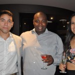 Ivan Melo, Anderson Silva e Bruna Abreu, da MSC Ivan Melo, Anderson Silva e Bruna Abreu, da MSC