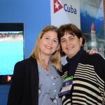 Jacqueline Bustos, da Giganet Global, e Niurka Martinez, do Turismo de Cuba